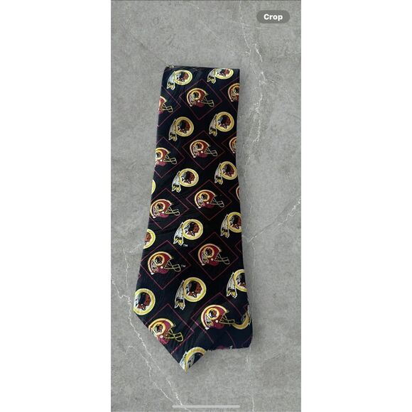 RM Sport Mens Multicolor Washington Redskins Allover Print Neck Tie - Picture 7 of 16